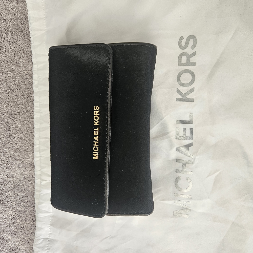 Michael Kors Black Crossbody Clutch Bag